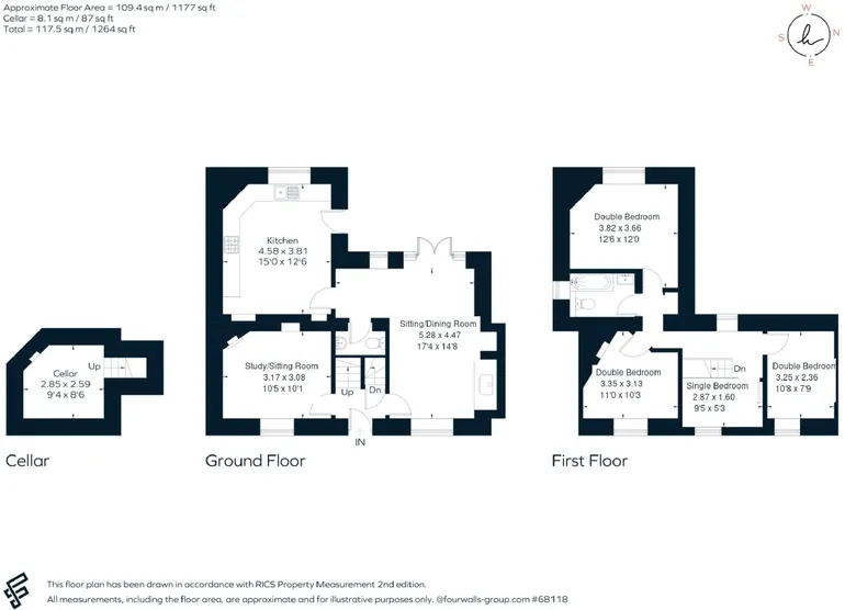 Floorplan 1 for Abbey Street, oxford, OX29