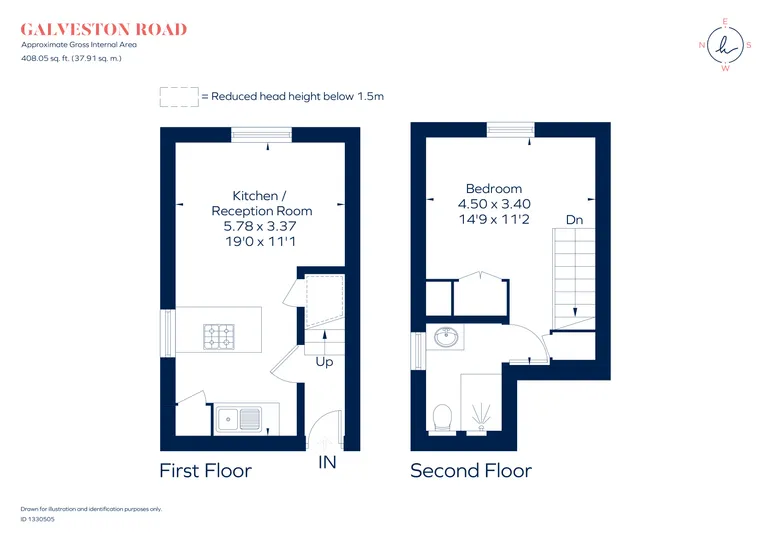 Floorplan 1 for Galveston Road, London, SW15