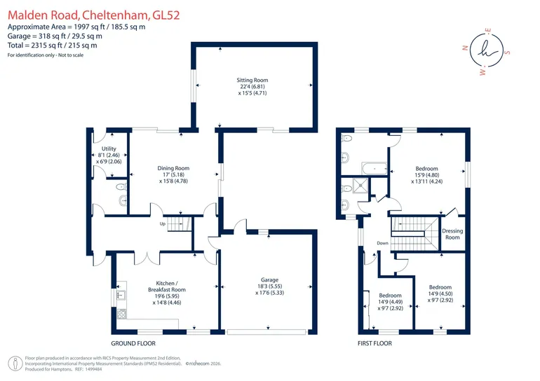 Floorplan 1 for Malden Road, Cheltenham, GL52