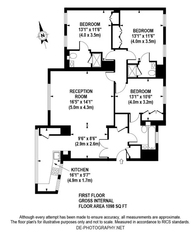 Floorplan 1 for St. Johns Wood Park London NW8