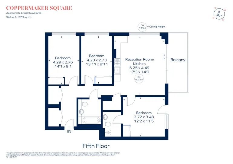Floorplan 1 for 3 Cherry Park Lane London E20