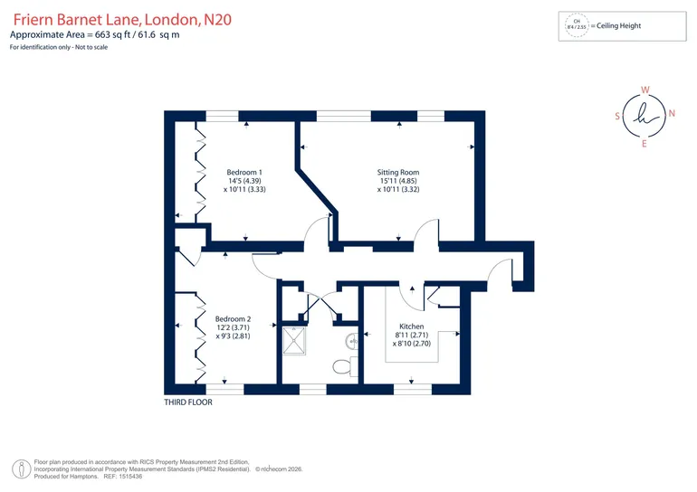 Floorplan 1 for Friern Barnet Lane London N20