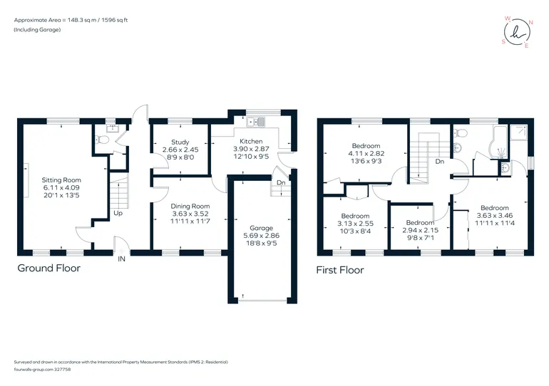 Floorplan 1 for Fairford Close, Haywards Heath, RH16