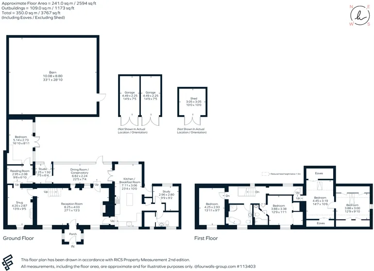 Floorplan 1 for Chitterne, Warminster, BA12