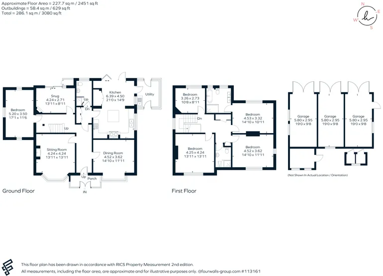 Floorplan 1 for Church Lane, Limpley Stoke, BA2