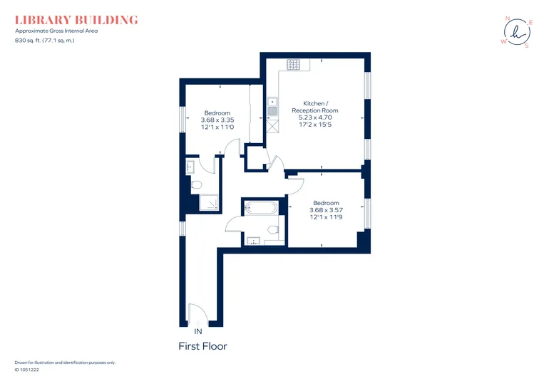 Floorplan 1 for St. Luke's Avenue London SW4