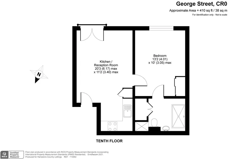 Floorplan 1 for Ten Degrees, Croydon