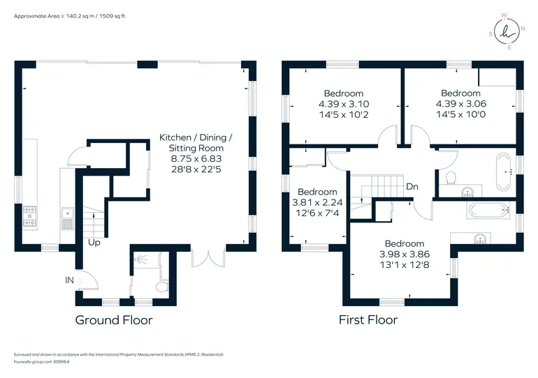 Floorplan 1 for Standon Lane Ockley RH5