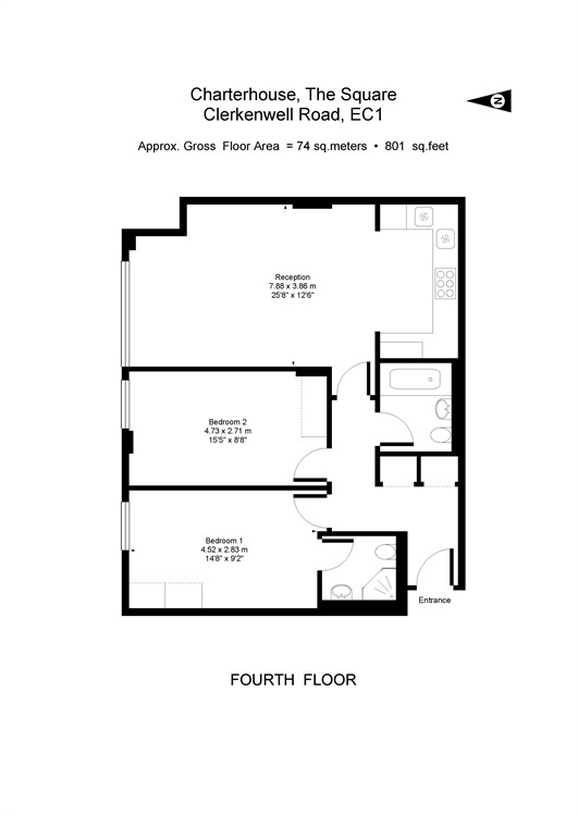 Clerkenwell Rd, Clerkenwell, London, EC1M floorplan