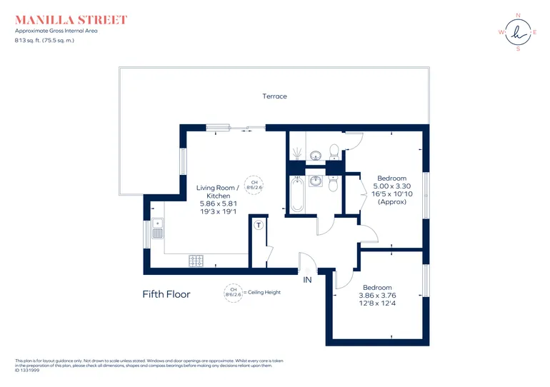Floorplan 1 for Manilla Street, London, E14