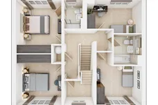 Plot 125 Bovingdon Grange Meadows, Bovingdon, Hemel Hempstead floorplan 2 out of 3