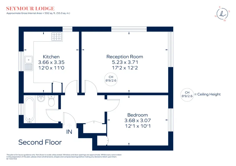 Floorplan 1 for Seymour Road, Kingston Upon Thames, KT1