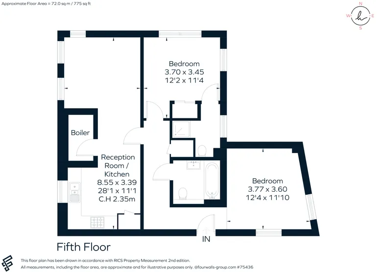 Floorplan 1 for Bicycle Mews London SW4