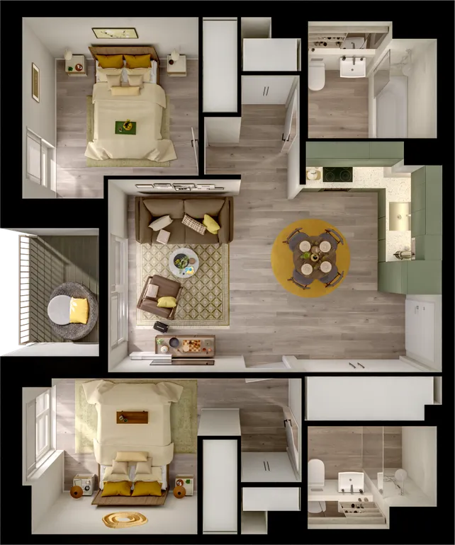 Floorplan 1 for Momento, Staines