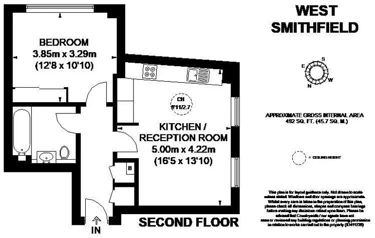 Floorplan 1 for West Smithfield London EC1A