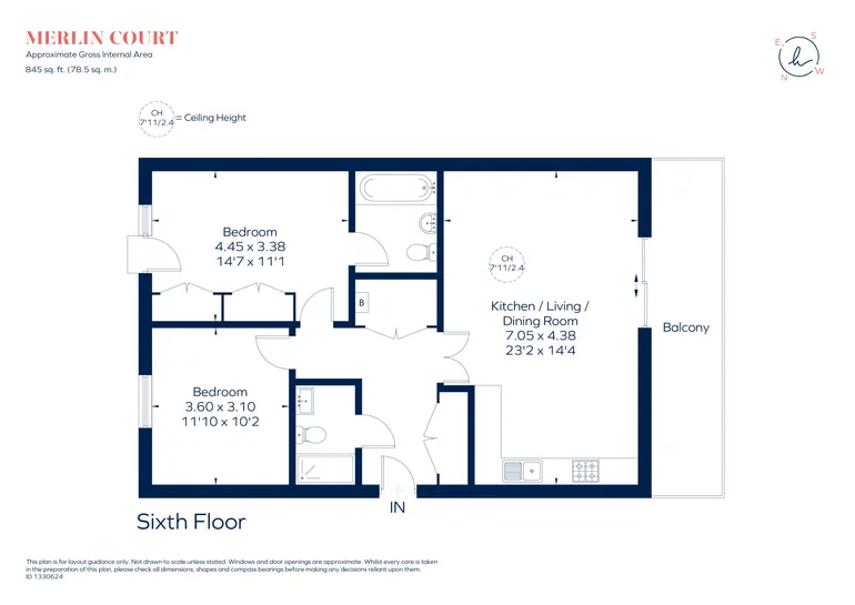 Floorplan 1 for Handley Drive, London, SE3