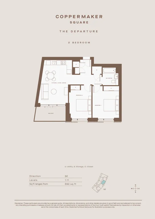 Floorplan 1 for Coppermaker Square, 3 Cherry Park Lane Stratford E20