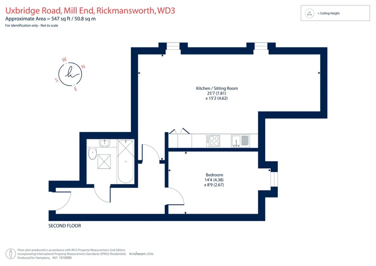 Floorplan 1 for 331 Uxbridge Road Rickmansworth WD3