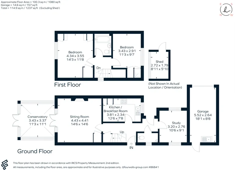 Floorplan 1 for Wrights Yard Great Missenden HP16