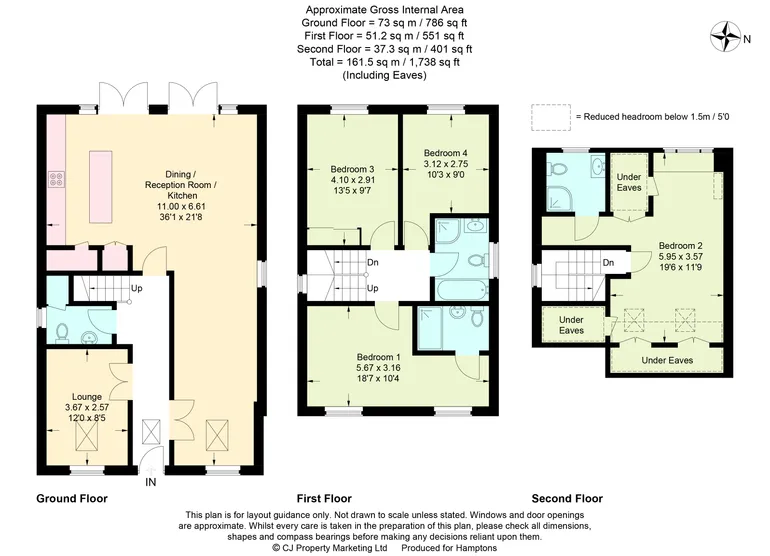 Floorplan 1 for Eastcote Drive Harpenden AL5