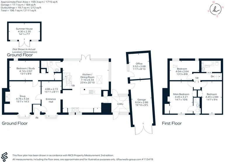 Floorplan 1 for Longwater Road, Eversley, RG27