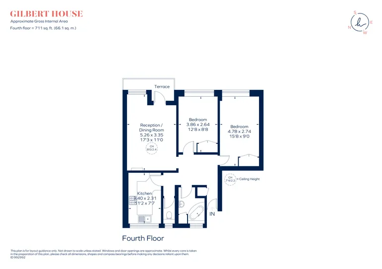 Floorplan 1 for Churchill Gardens Pimlico SW1V