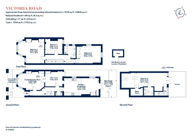 Floorplan 1 for Victoria Road, London, N22