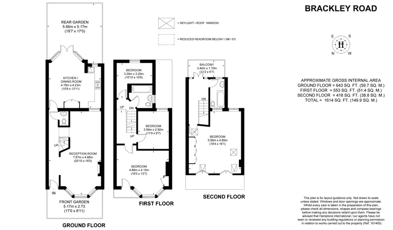 Floorplan 1 for Brackley Road, London, W4