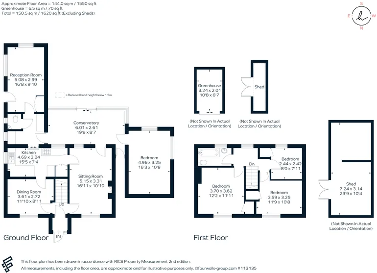 Floorplan 1 for Middle Woodford, Salisbury, SP4
