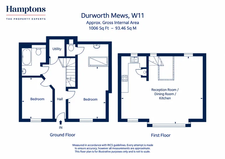 Floorplan 1 for Dunworth Mews London W11