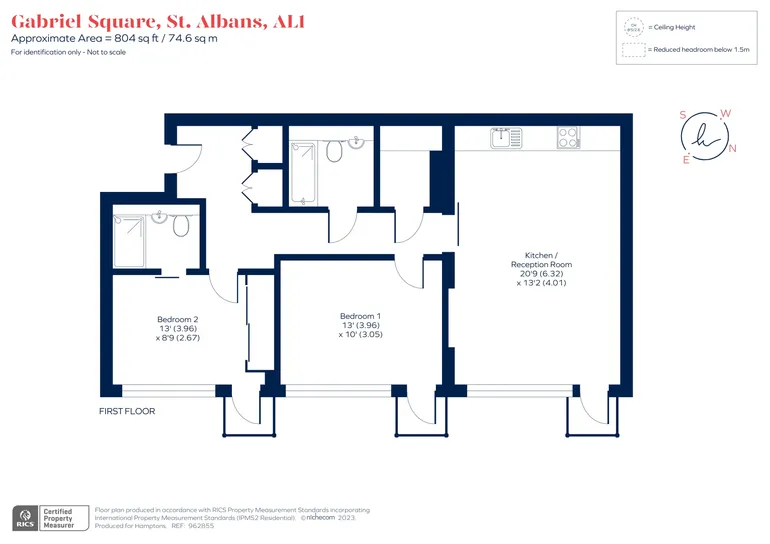 Floorplan 1 for Gabriel Square St Albans AL1