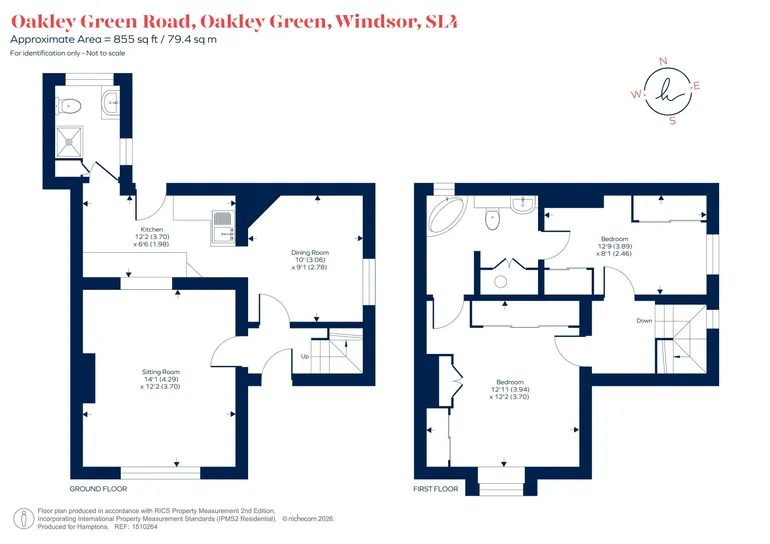 Floorplan 1 for Oakley Green Road, WINDSOR, SL4