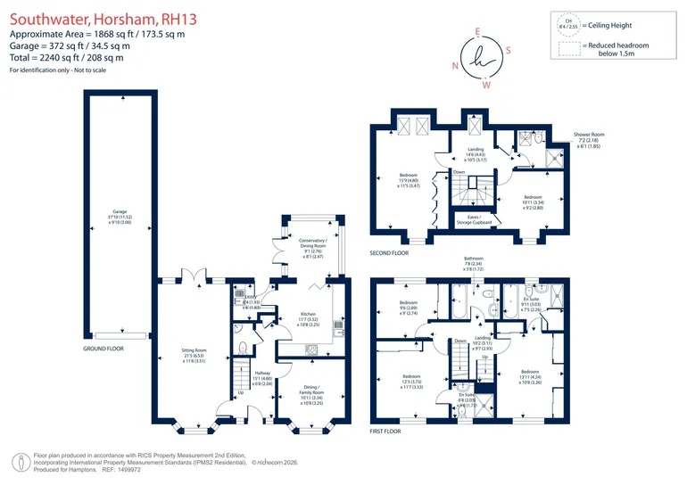 Floorplan 1 for Martindales, Southwater, RH13
