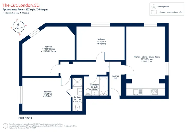 Floorplan 1 for The Cut, Waterloo, SE1