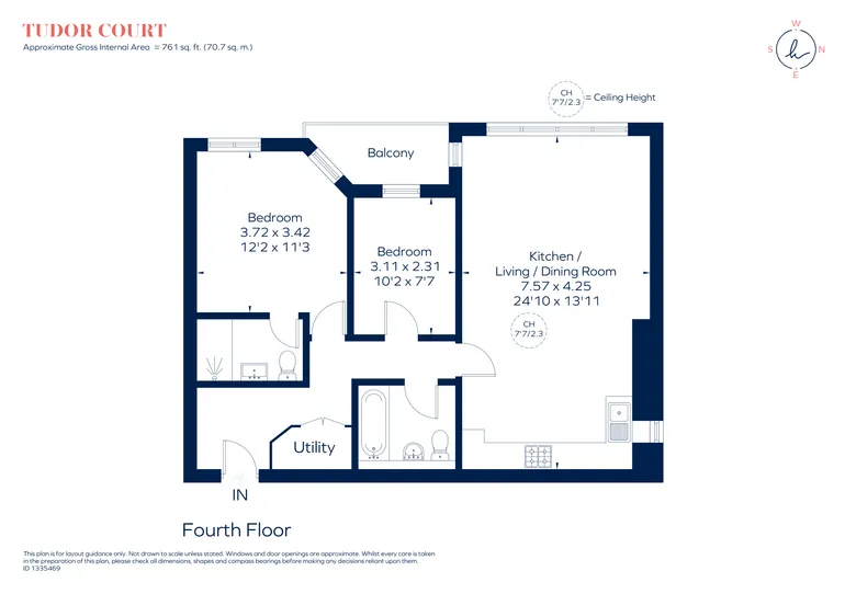 Floorplan 1 for Princes Riverside Road, London, SE16
