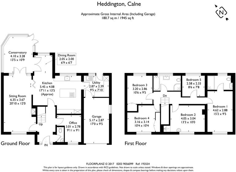 Floorplan 1 for Heddington, Calne, SN11