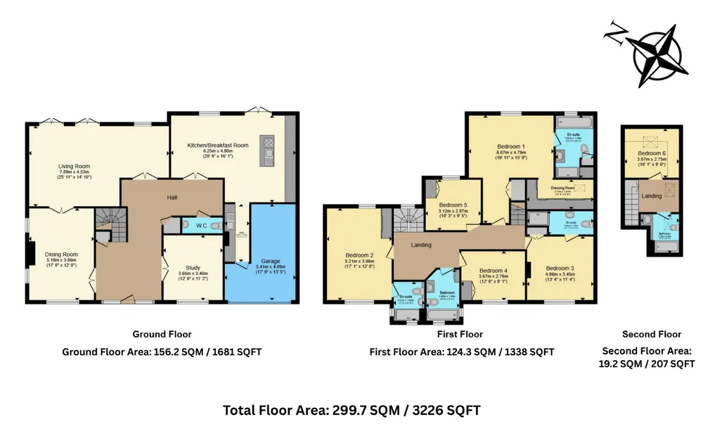 Floorplan for Dukes Wood Drive, Gerrards Cross, SL9