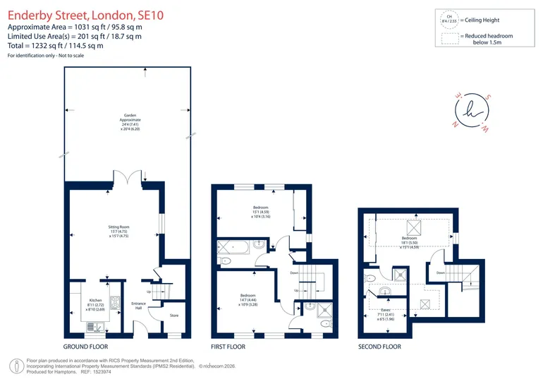 Floorplan 1 for Enderby Street London SE10
