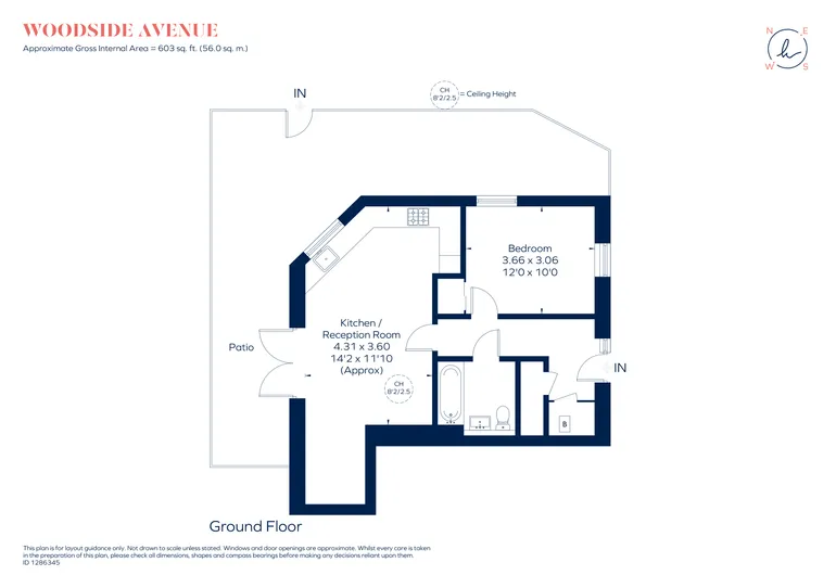 Floorplan 1 for Woodside Avenue, London, N10