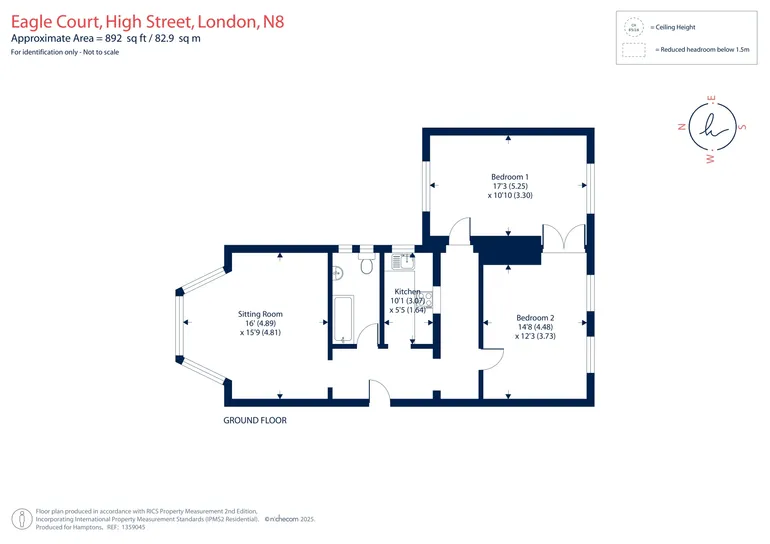 Floorplan 1 for High Street Crouch End N8