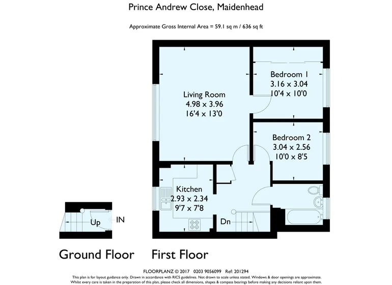 Floorplan 1 for Prince Andrew Close Maidenhead SL6