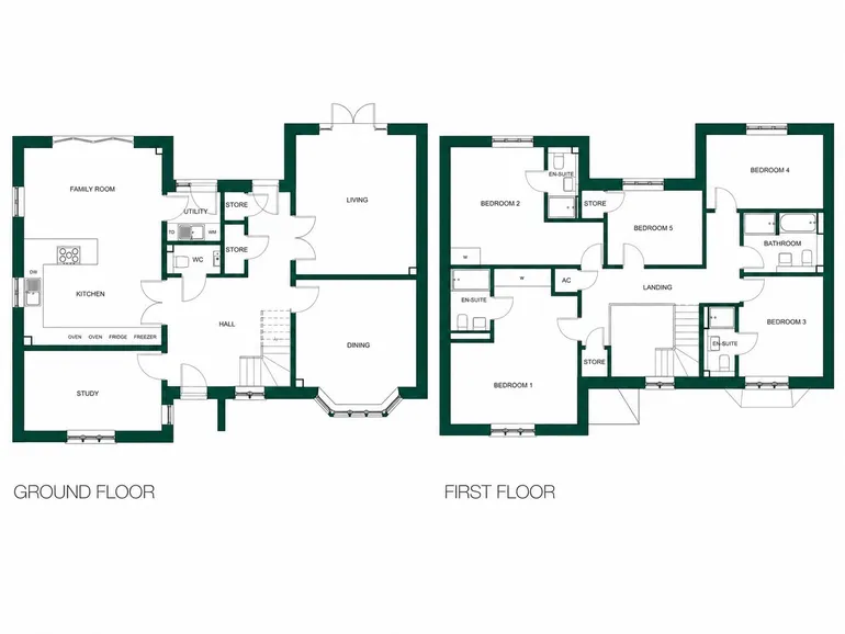 Floorplan 1 for Ampney Meadows, Down Ampney, GL7