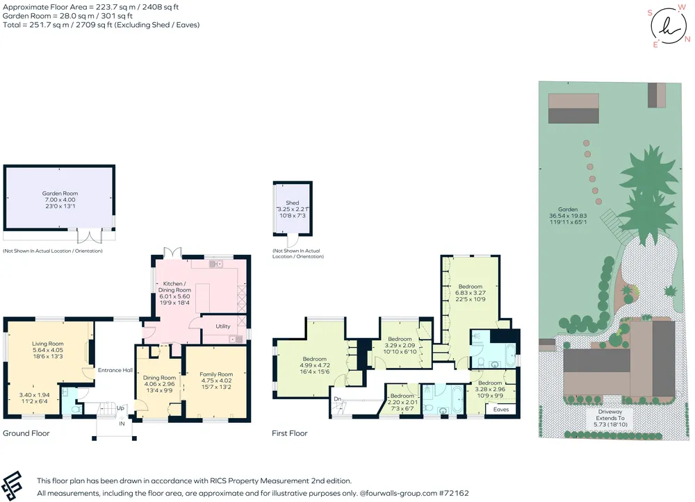 Floorplan for California Lane, Bushey, WD23