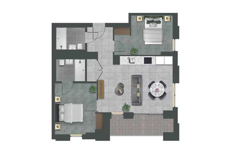 Floorplan 1 for Hove Central, 11 Boulevard Brighton BN3