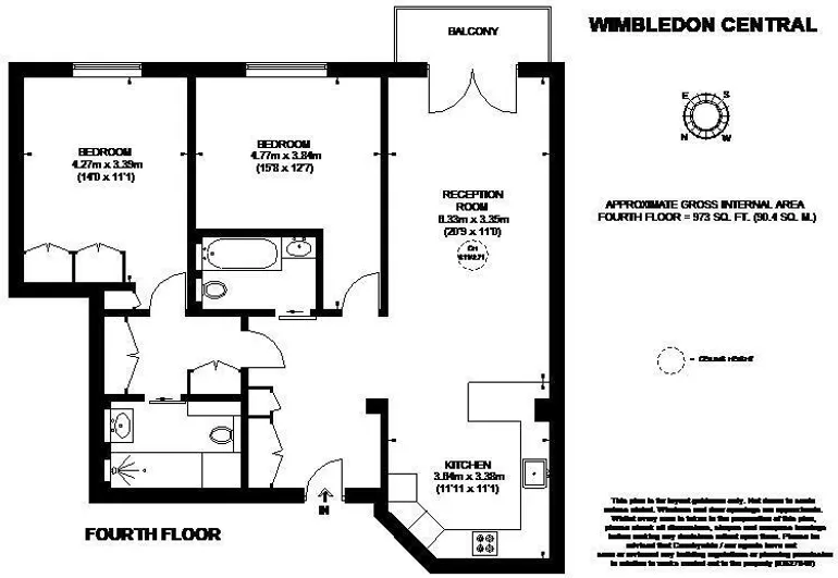 Floorplan 1 for Worple Road Wimbledon SW19