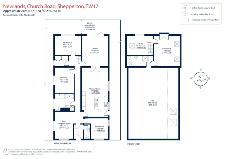 Floorplan 1 for Church Road, Shepperton, TW17