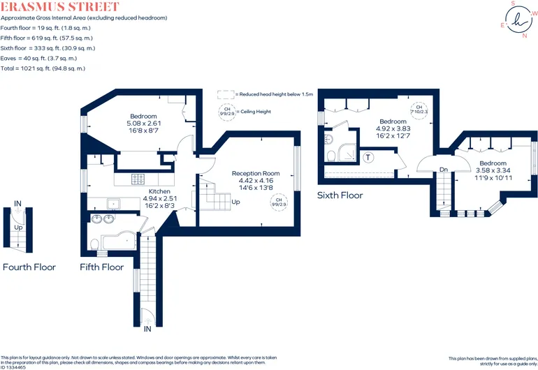 Floorplan 1 for Erasmus Street, London, SW1P