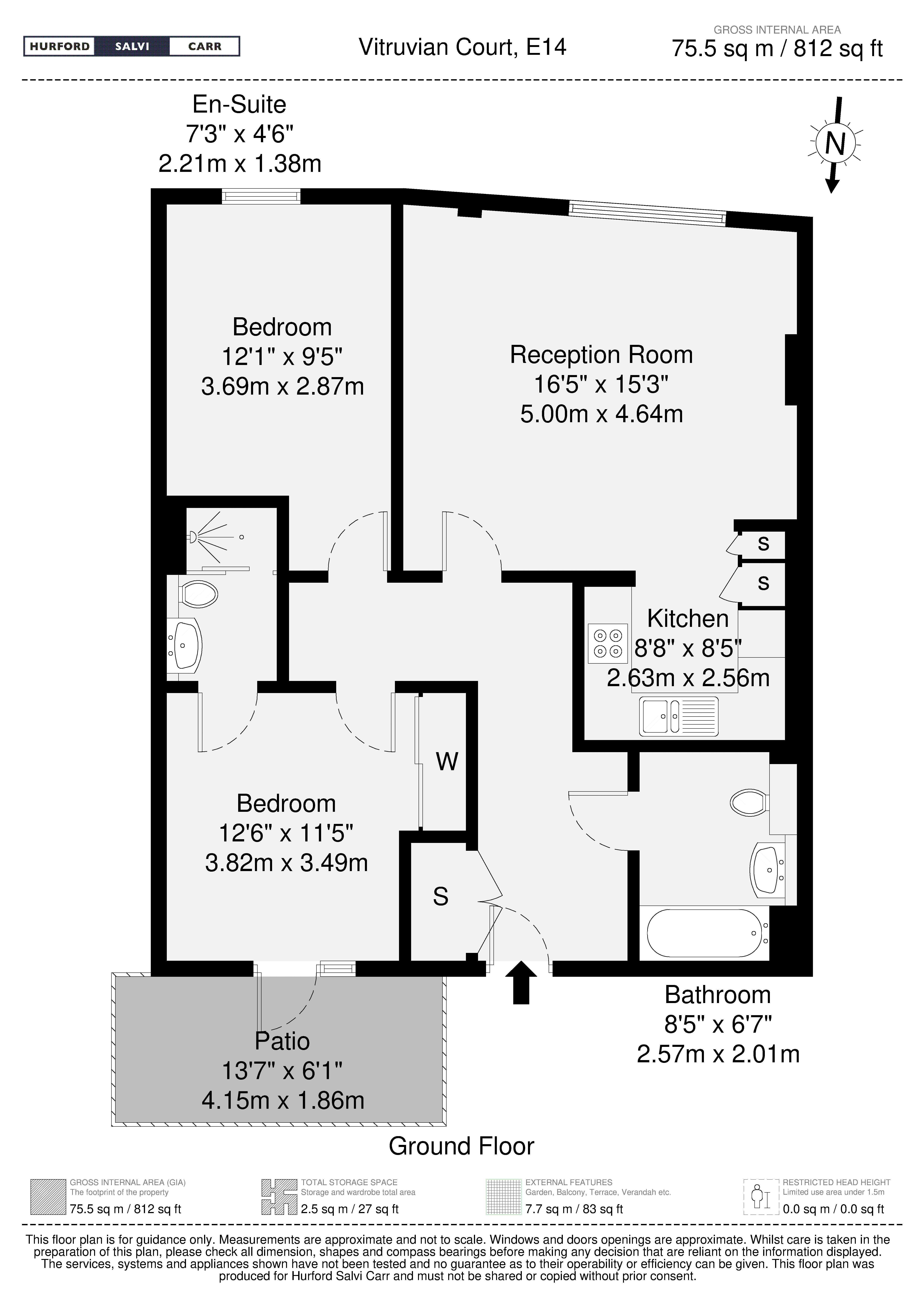 Vitruvian Court, LImehouse, London, E14 floorplan