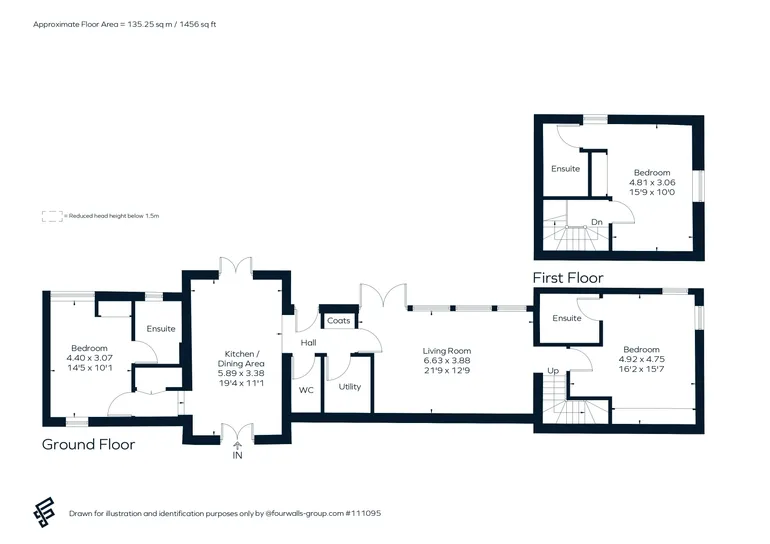 Floorplan 1 for Warren Farm, Tunbridge Wells, TN3