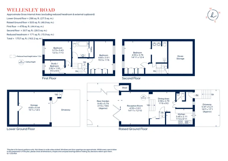Floorplan 1 for Wellesley Road, Twickenham, TW2